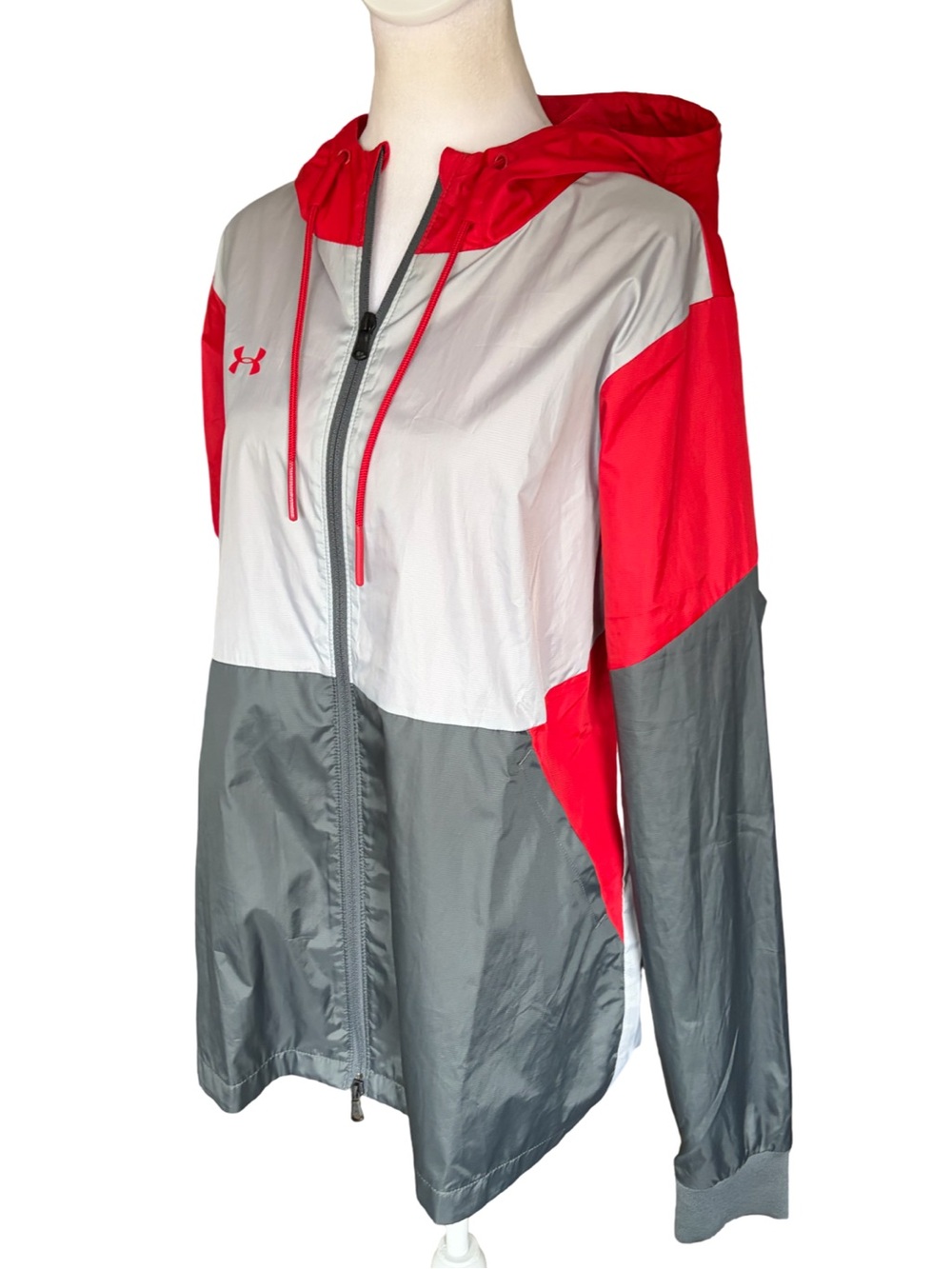 Under Armour Legacy Team Women’s XL Tall Loose Windbreaker Jacket - Picture 6 of 16